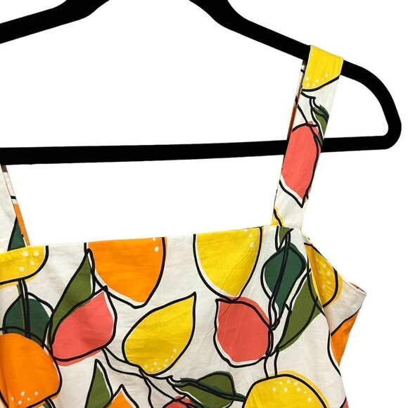 Crosby by Mollie Burch Kami Tank Top in Citron Print - Picture 3 of 7